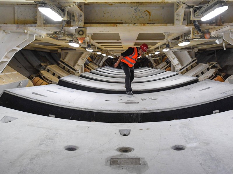 隧道掘进机聚氨酯托轮