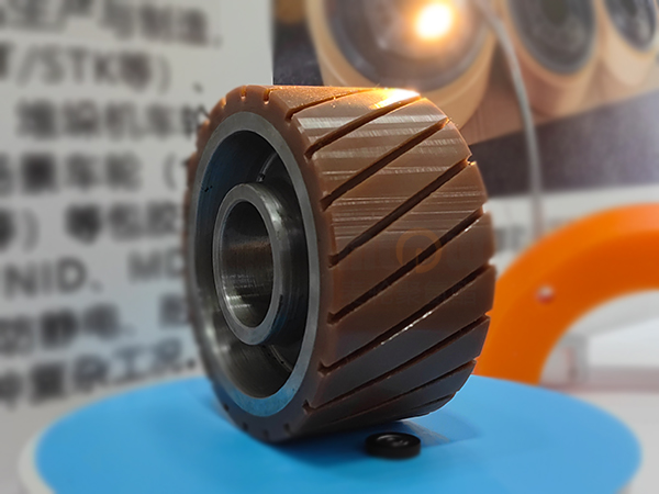 航空专用重载AGV平台车聚氨酯包胶轮