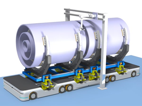 重载AGV平台车聚氨酯包胶轮