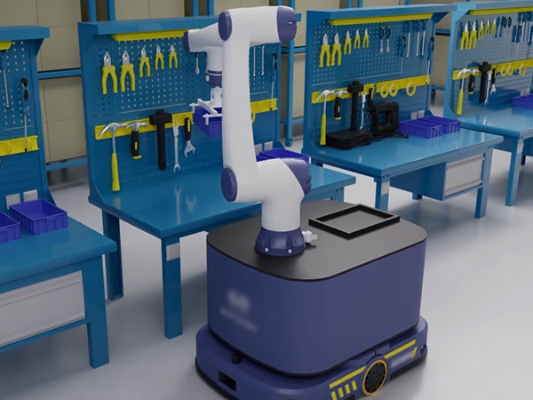 智能立库协作机械臂AMR驱动轮