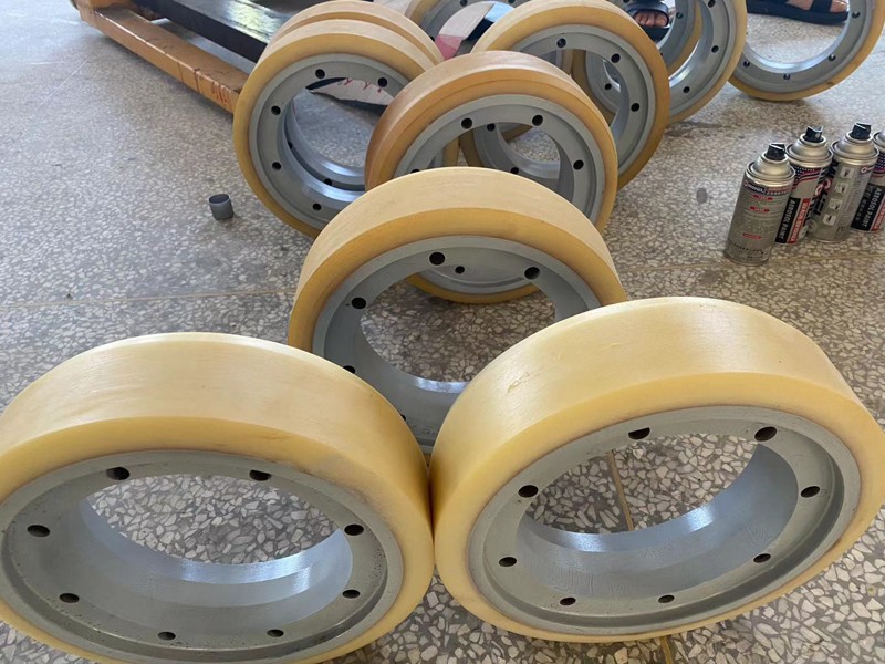 汽车重载输送线包胶轮